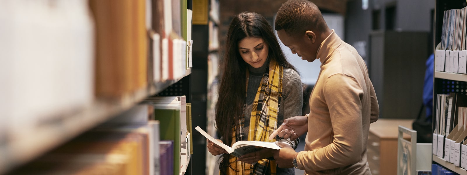 Students in the Library